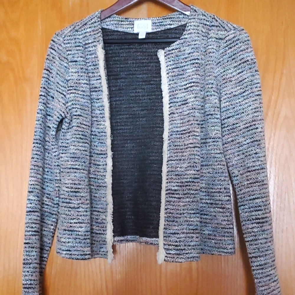 14th & Union boucle light blazer sz S